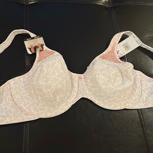 Bali unlined minimizer bra, soft taupe design